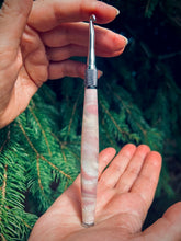 Load image into Gallery viewer, Crochet Handle &amp; Hook Set (Extra Long) - Pearly Pink Opal
