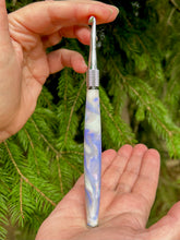 Load image into Gallery viewer, Crochet Handle &amp; Hook Set (Extra Long) - Purple Pearly Opal - LIMITED EDITION
