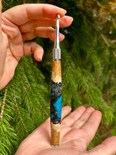 Load image into Gallery viewer, Crochet Handle &amp; Hook Set (Extra Long) - ARIZONA SUNSCAPE Mallee Burl Speciality
