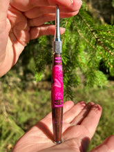 Load image into Gallery viewer, Crochet Handle &amp; Hook Set (Extra Long) - PINK PEARL Bocote Speciality
