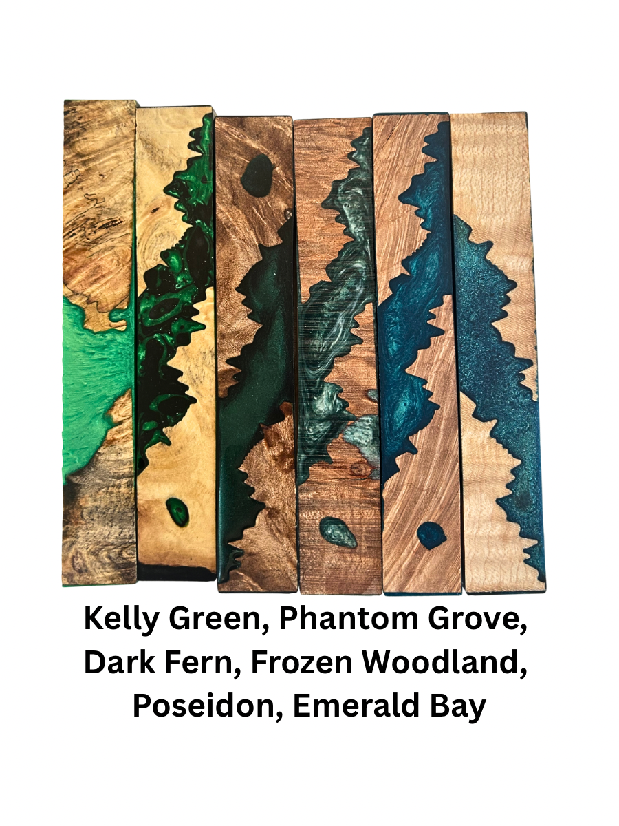 Assorted Fusion Wood / Resin Pieces for Crochet Sets