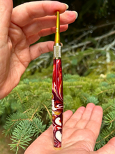 Load image into Gallery viewer, Crochet Handle &amp; Hook Set (Extra Long) - Sea of Flames
