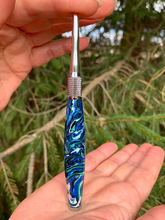 Load image into Gallery viewer, Crochet Handle &amp; Hook Set - Pacific (Short for pencil grippers)
