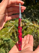 Load image into Gallery viewer, Crochet Handle &amp; Hook Set (Extra Long) - MAGENTA Pinecone Speciality
