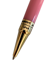Load image into Gallery viewer, Hope-Love Breast Cancer Pen - Pretty in Pink Gold
