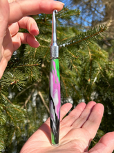 Load image into Gallery viewer, Crochet Handle &amp; Hook Set (Extra Long) - Nuclear Winter
