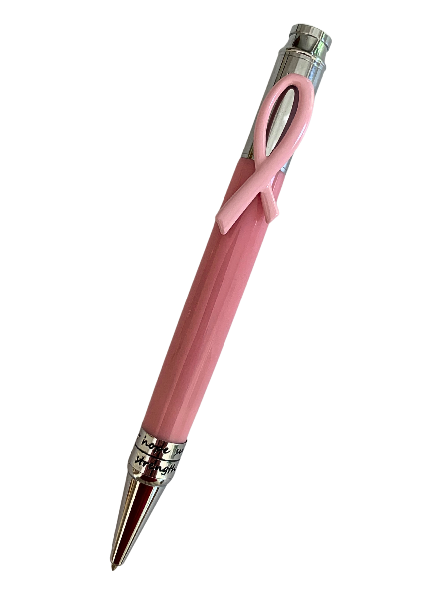 Hope-Love Breast Cancer Pen - Pretty in Pink Gold