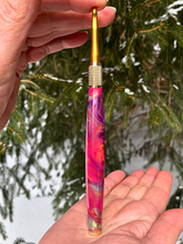 Load image into Gallery viewer, Crochet Handle &amp; Hook Set (Extra Long) - Pink Orange Pulse
