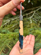 Load image into Gallery viewer, Crochet Handle &amp; Hook Set (Extra Long) - Emerald Bay
