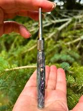 Load image into Gallery viewer, Crochet Handle &amp; Hook Set - Abalone Slender (Short for pencil grippers)
