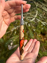 Load image into Gallery viewer, Crochet Handle &amp; Hook Set (Extra Long) - Bonfire
