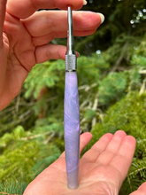 Load image into Gallery viewer, Crochet Handle &amp; Hook Set (Extra Long) - Lavender Sweet Dreams
