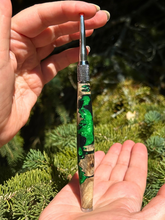 Load image into Gallery viewer, Crochet Handle &amp; Hook Set (Extra Long) - Phantom Grove - SMALL DEFECT IN WOOD
