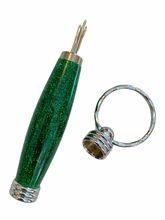 Load image into Gallery viewer, Needle Case - Green GLITTER
