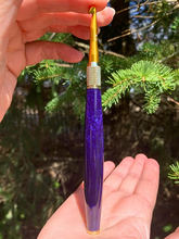 Load image into Gallery viewer, Crochet Handle &amp; Hook Set (Extra Long) - Cosmic Raven
