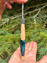 Load image into Gallery viewer, Crochet Handle &amp; Hook Set (Extra Long) - Emerald Bay
