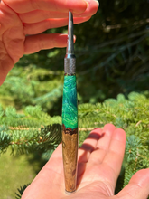 Load image into Gallery viewer, Crochet Handle &amp; Hook Set (Extra Long) - Oak Burl Speciality - Scottish Hills
