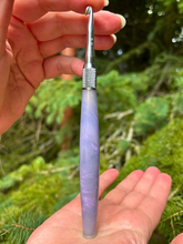 Load image into Gallery viewer, Crochet Handle &amp; Hook Set (Extra Long) - Lavender Sweet Dreams
