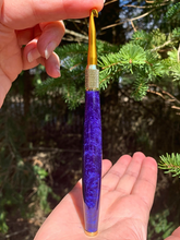 Load image into Gallery viewer, Crochet Handle &amp; Hook Set (Extra Long) - Cosmic Raven
