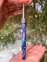 Load image into Gallery viewer, Crochet Handle &amp; Hook Set (Extra Long) - Delphinium
