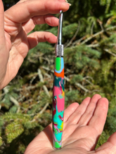 Load image into Gallery viewer, Crochet Handle &amp; Hook Set (Extra Long) - Carnival
