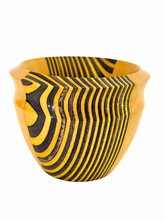 Load image into Gallery viewer, Crochet &amp; Knit Wooden Storage Bowl - Yellow Jacket
