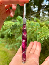 Load image into Gallery viewer, Crochet Handle &amp; Hook Set (Extra Long) - Bronze Berry Slush
