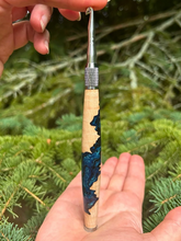 Load image into Gallery viewer, Crochet Handle &amp; Hook Set (Extra Long) - Emerald Bay

