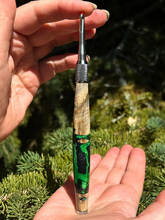 Load image into Gallery viewer, Crochet Handle &amp; Hook Set (Extra Long) - Phantom Grove - SMALL DEFECT IN WOOD

