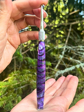 Load image into Gallery viewer, Crochet Handle &amp; Hook Set (Extra Long) - Sangria
