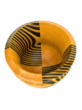Load image into Gallery viewer, Crochet &amp; Knit Wooden Storage Bowl - Yellow Jacket
