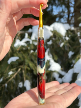 Load image into Gallery viewer, Crochet Handle &amp; Hook Set (Extra Long) - Antiquity
