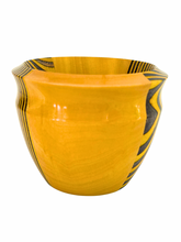 Load image into Gallery viewer, Crochet &amp; Knit Wooden Storage Bowl - Yellow Jacket
