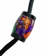 Load image into Gallery viewer, Beads - PURPLE / GREEN PINECONES
