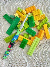 Load image into Gallery viewer, Crochet Handle &amp; Hook Set (Extra Long) - Frog Prince Mosaic Explosion

