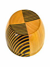 Load image into Gallery viewer, Crochet &amp; Knit Wooden Storage Bowl - Yellow Jacket

