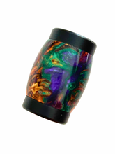 Load image into Gallery viewer, Beads - PURPLE / GREEN PINECONES
