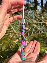 Load image into Gallery viewer, Crochet Handle &amp; Hook Set (Extra Long) - Ithapaca Mosaic Explosion
