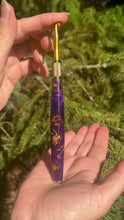 Load and play video in Gallery viewer, Crochet Handle &amp; Hook Set (Extra Long) - PURPLE Pinecone Speciality
