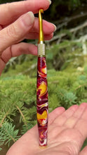 Load and play video in Gallery viewer, Crochet Handle &amp; Hook Set (Extra Long) - Sea of Flames
