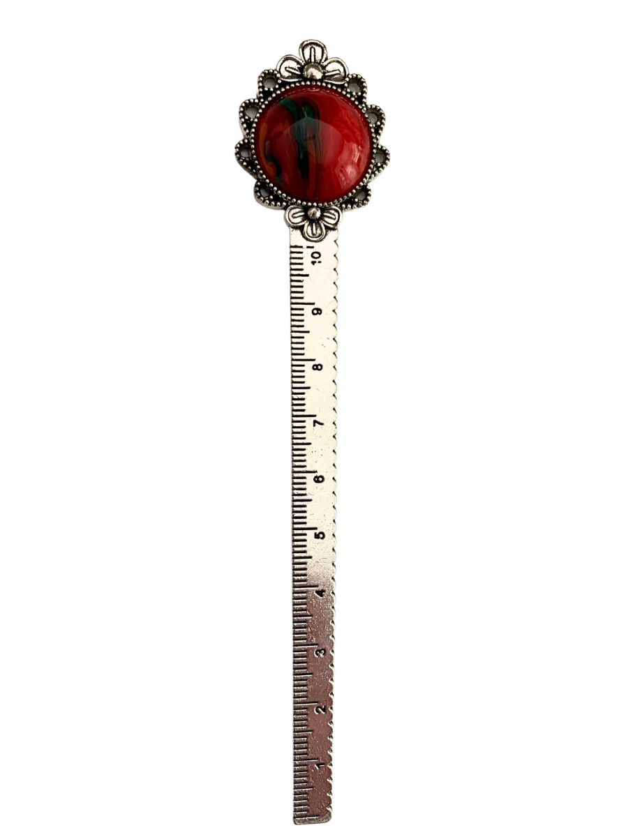 Ruler (Metric)/ Bookmark -  Dragonfire