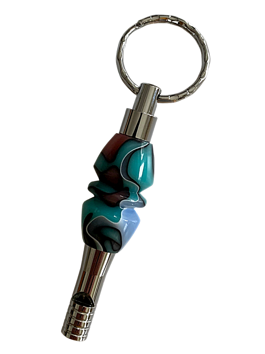 Whistle Keychain - New Turquoise Moon
