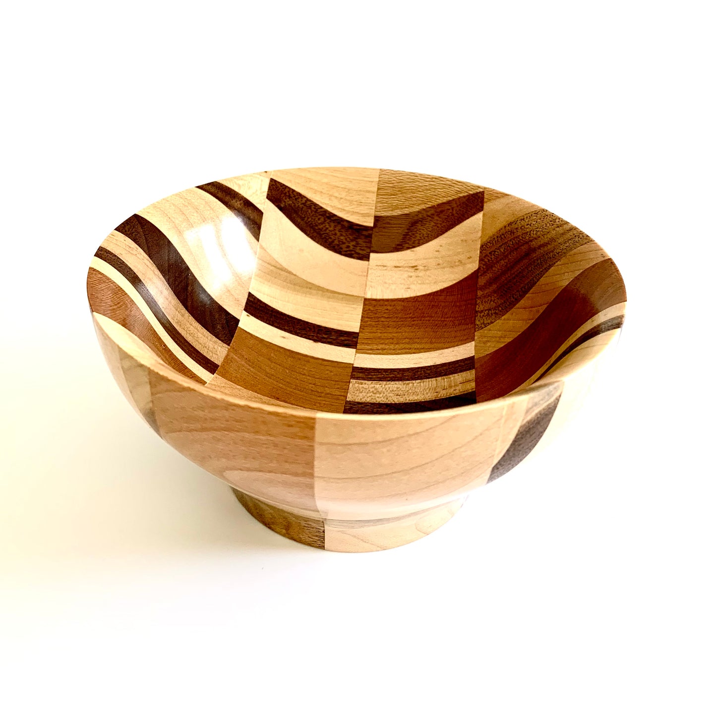Checkerboard - Multi Wood Bowl