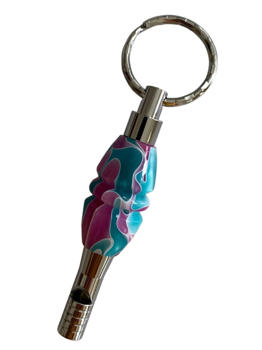 Whistle Keychain - Cotton Candy