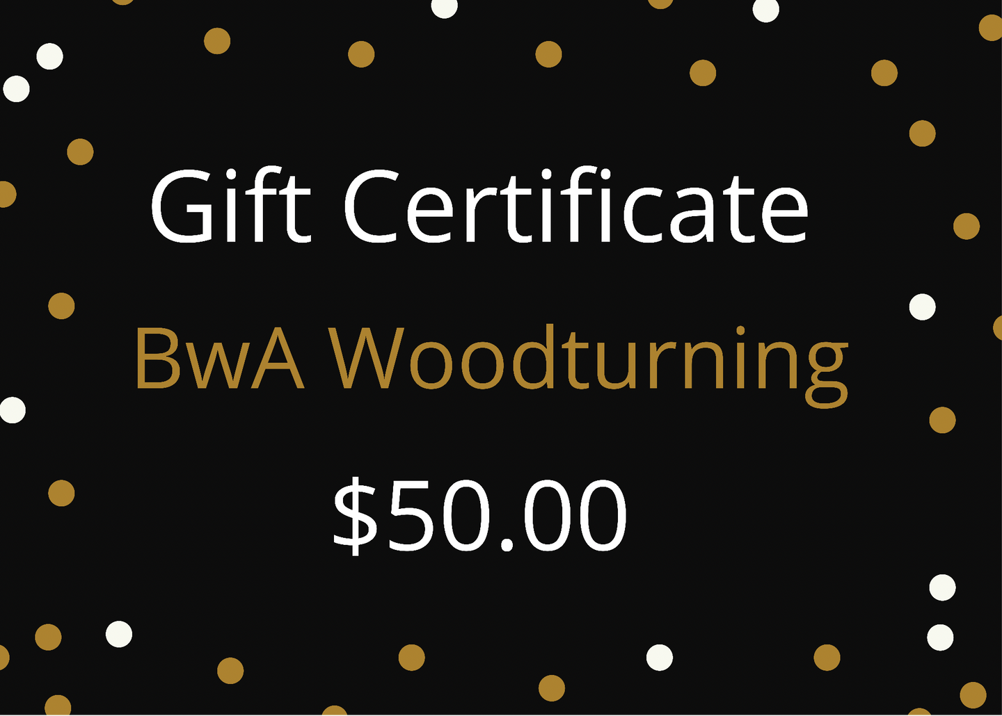 Gift Certificate $50.00