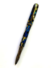 Load image into Gallery viewer, Algonquin Rollerball Pen - Royal Blue &amp; Gold Matrix
