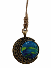 Load image into Gallery viewer, Pendant on Corded Necklace - Northern Lights
