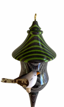 Load image into Gallery viewer, Pixie Birdhouse Ornament - Evergreen

