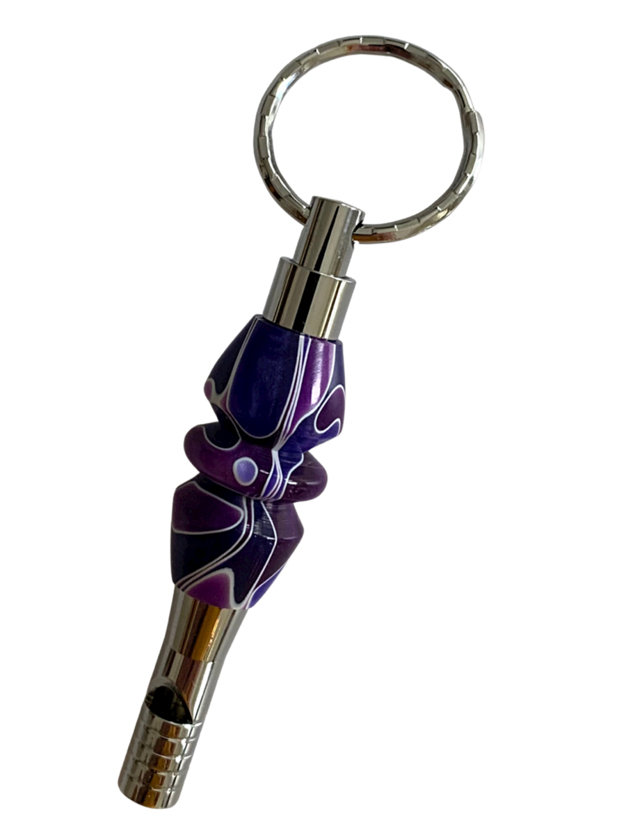 Whistle Keychain - Plum Royale