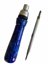Load image into Gallery viewer, Ratcheting Screwdriver - Blue Lagoon
